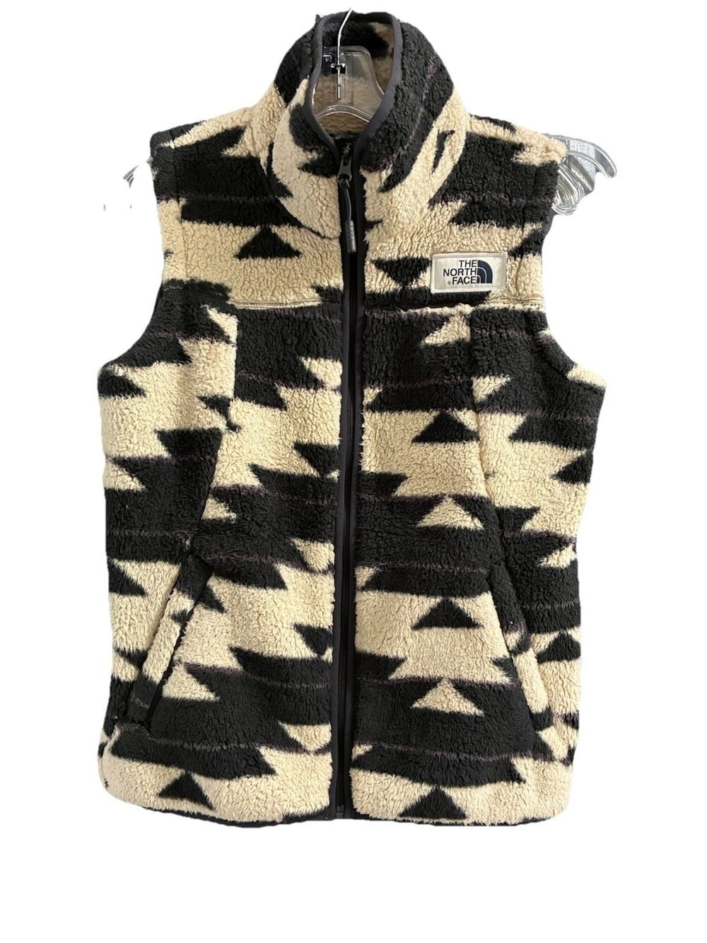 North Face Women's Campshire Sherpa Vest Weimaraner Brown California Basket Sm